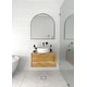 preview thumbnail 9 of 30, Glass Warehouse Arched Stainless Steel Framed Wall Mirror