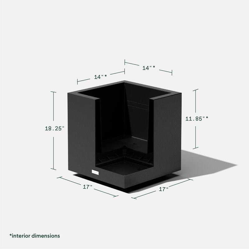 Block Series Plastic Cube Planter