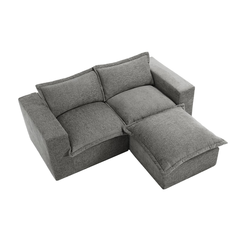 Comfy Cloud Couch Plush Modular Sectional Sofa For Living Room