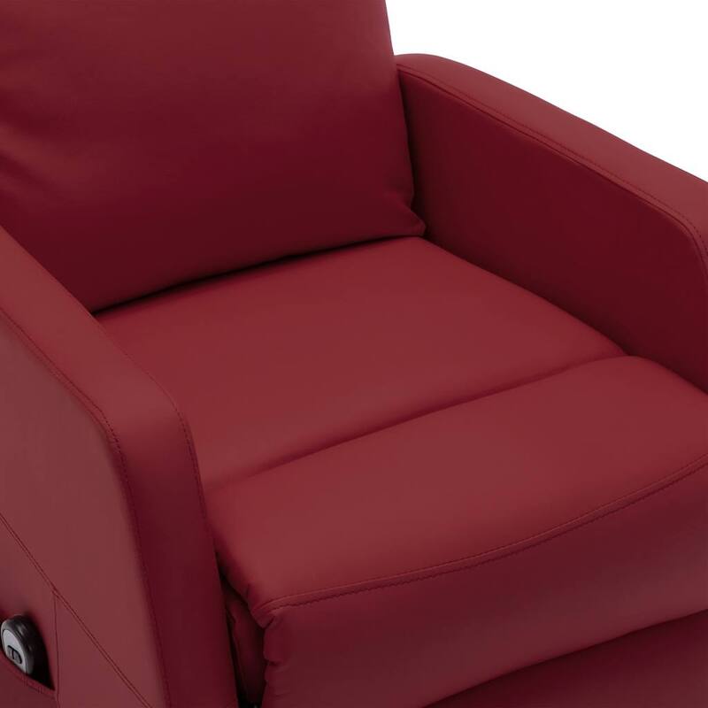vidaXL Power Lift Recliner Electric Lift Chair for Home Theater Faux Leather - 26" x 35.8" x 42.1"