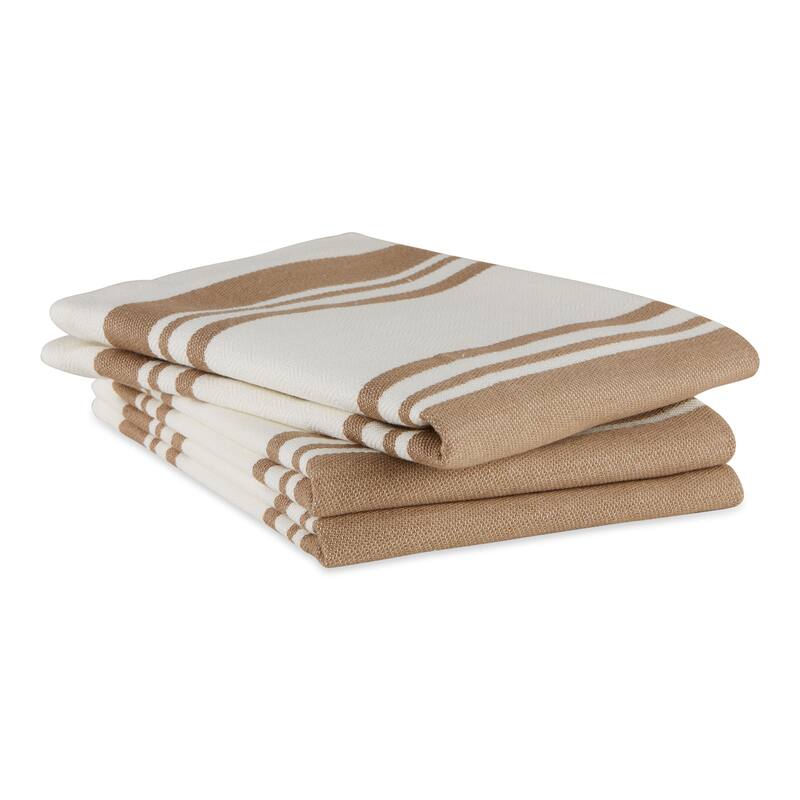 DII Vintage Red Chef Stripe Dishtowel (Set of 3)