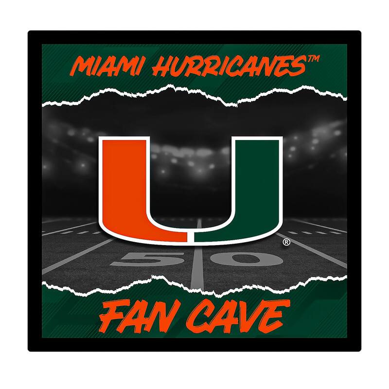 University of Miami Plug-in LED Lighted Sign