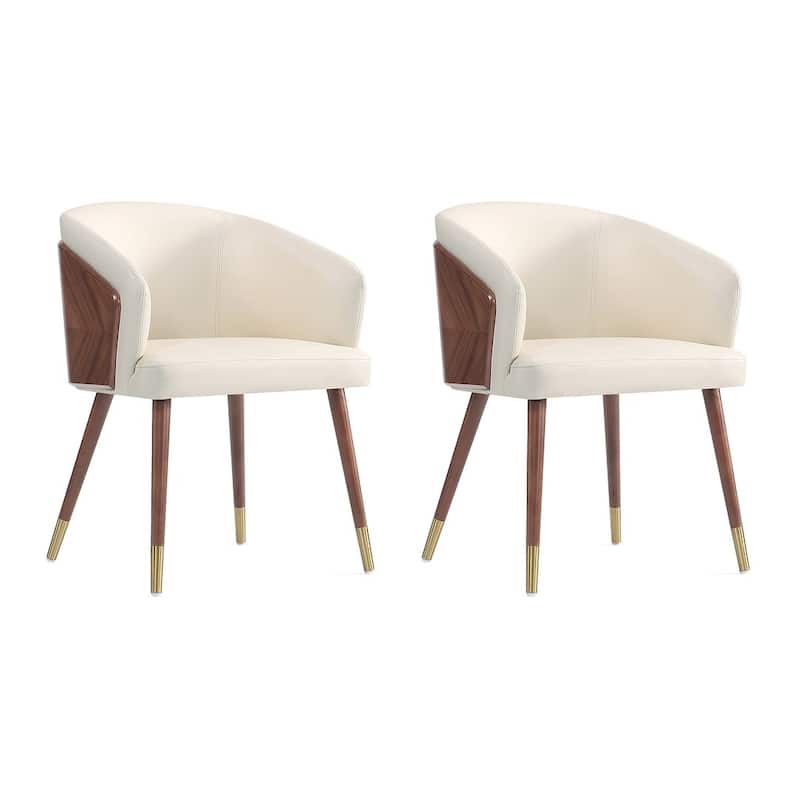 Manhattan Comfort Modern Reeva Leatherette Upholstered Dining Chair