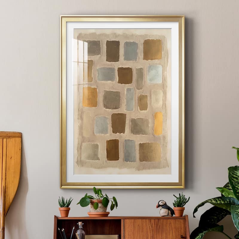 Sand Shaped II Premium Framed Print - Ready to Hang