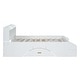 preview thumbnail 11 of 12, Slat Full Platform Drawers Bed with Mulit-Storage Shelf - Dark Green