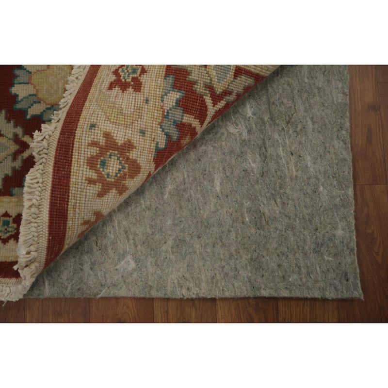 Hand Knotted Oriental 100% Wool Carpet Traditional All-Over Brown Ziegler Area Rug - 3' 8'' X 2' 0''