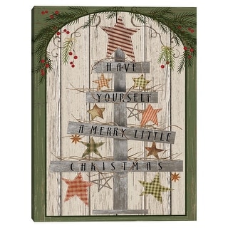 Wooden X-mas Tree by Beth Albert Cnvs