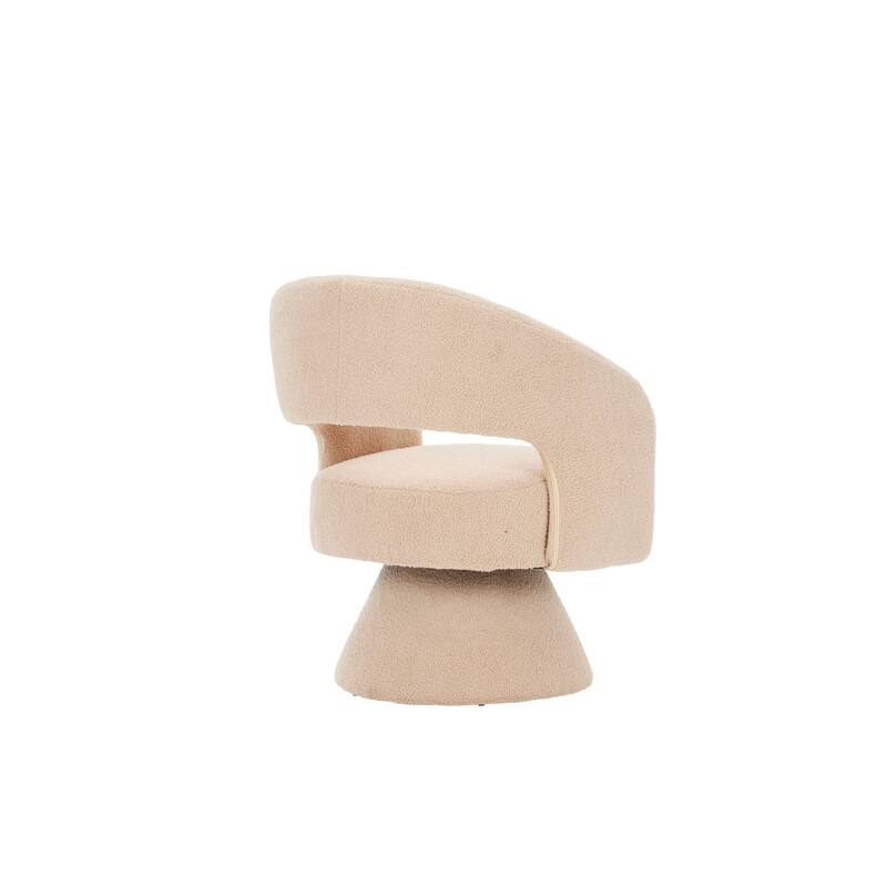 Round Barrel Chair in Fabric