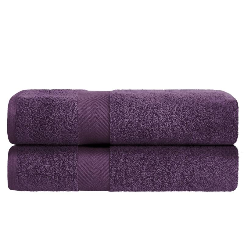 Superior Soft Oversize Zero Twist Cotton Bath Sheets (Set of 2)