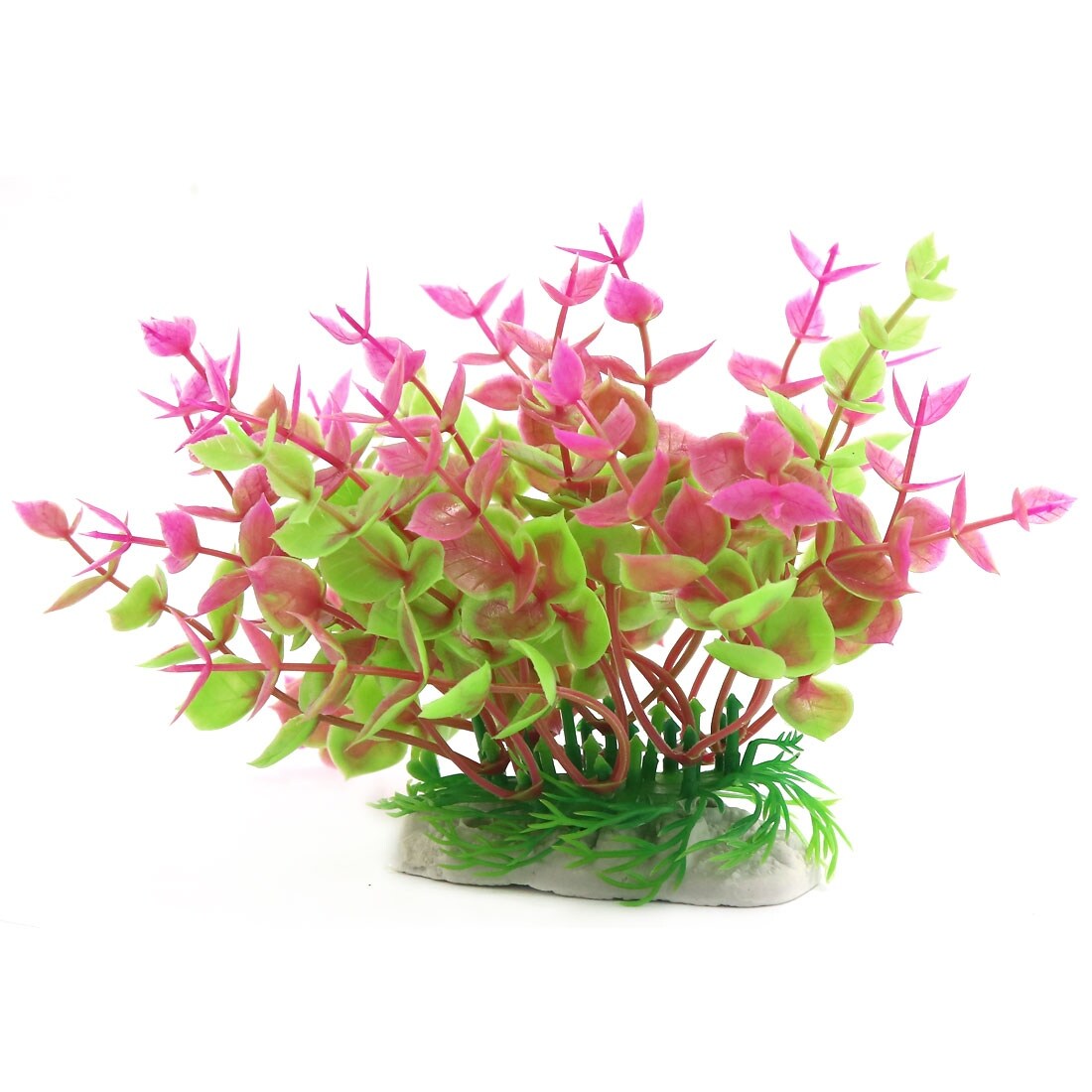 Shop Aquarium Fish Tank Decoration Small Fuchsia Green Plastic