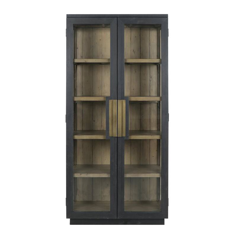 Classic Home Larson 82" Reclaimed Pine Wood Cabinet