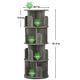 preview thumbnail 32 of 102, 4/5/6 Tiers Round Rotating Bookcase, Revolving Floor Standing Bookshelf Corner Organizer Display