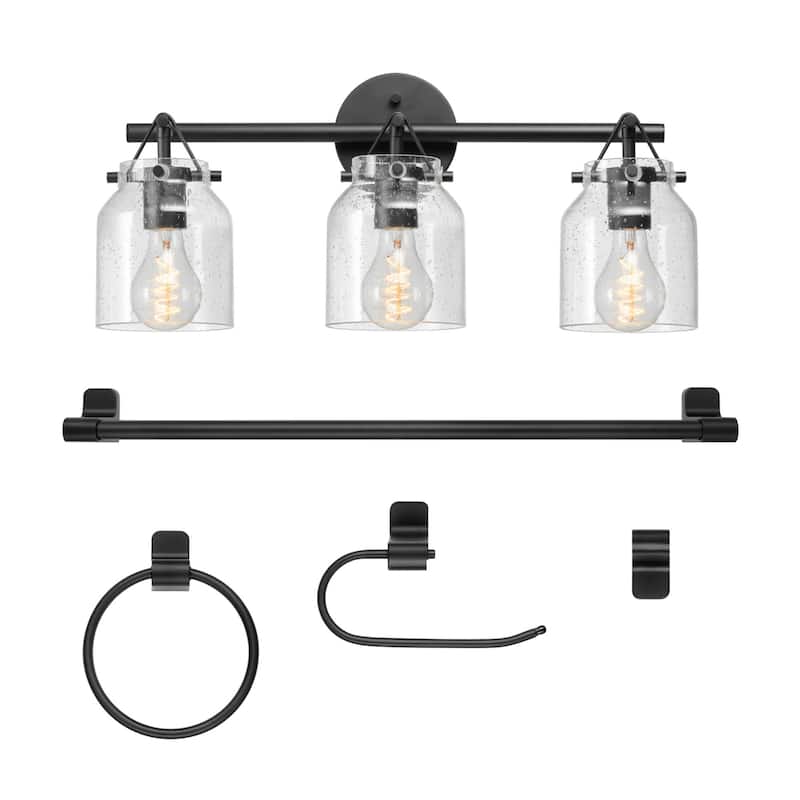 Globe Electric 91009587 Helm 3 Light 22" Wide Vanity Light - Matte