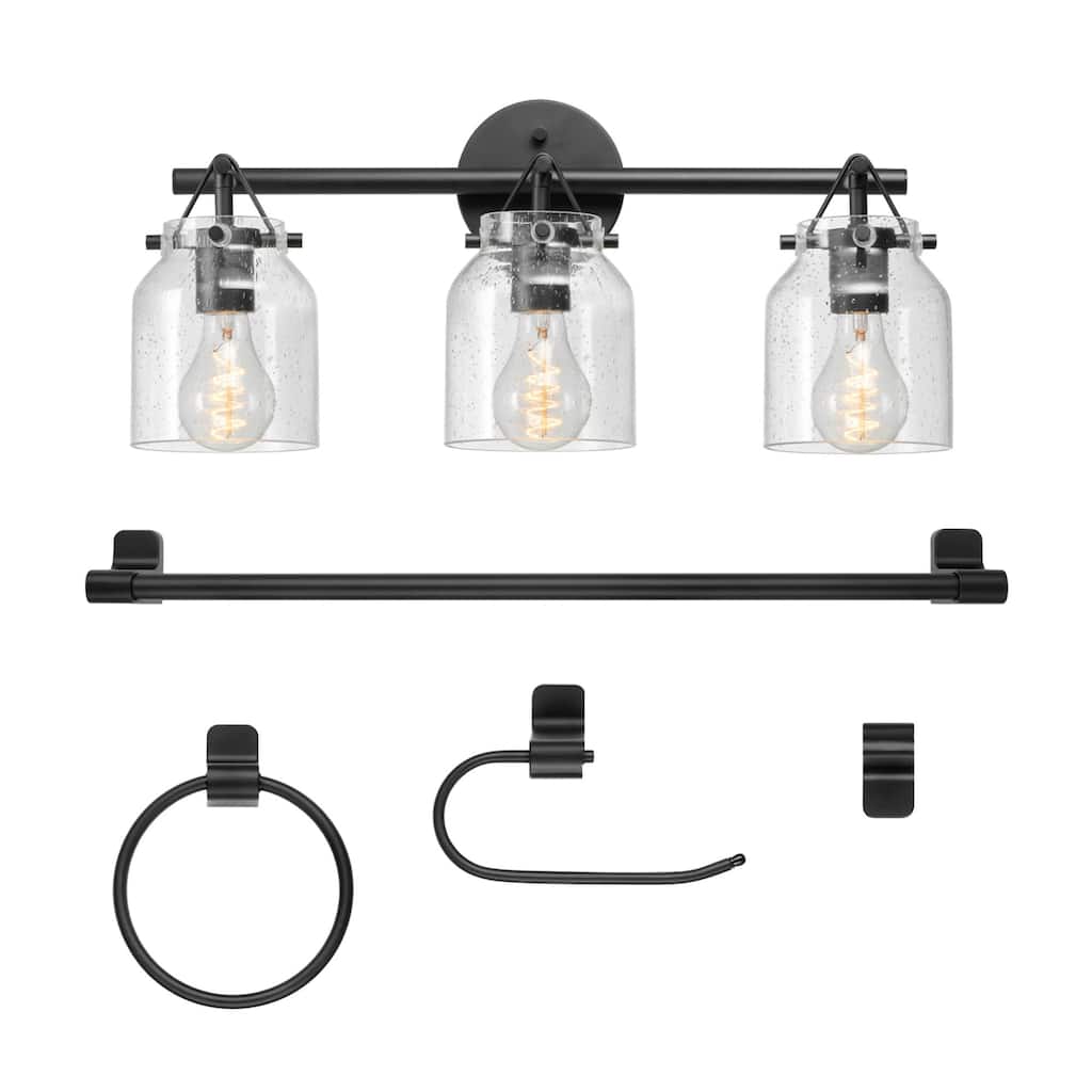 Globe Electric 91009587 Helm 3 Light 22" Wide Vanity Light