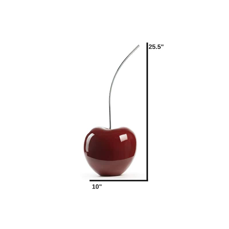 Cherry Resin Handmade Sculpture