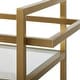 preview thumbnail 4 of 2, Uttermost Erena Brass Bar Cart