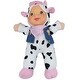 preview thumbnail 1 of 3, Goldberger Doll Baby's First Farm Animal Friends Cow Bi-Lingual English/Spanish