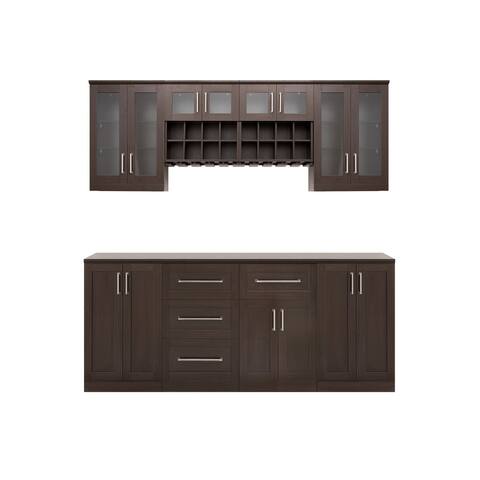 NewAge Products Home Bar 9-Piece Cabinet Set