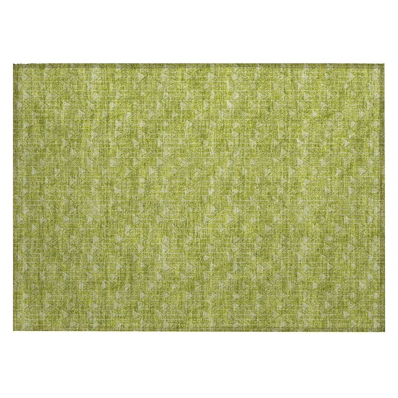 Machine Washable Indoor/ Outdoor Arrows Chantille Rug