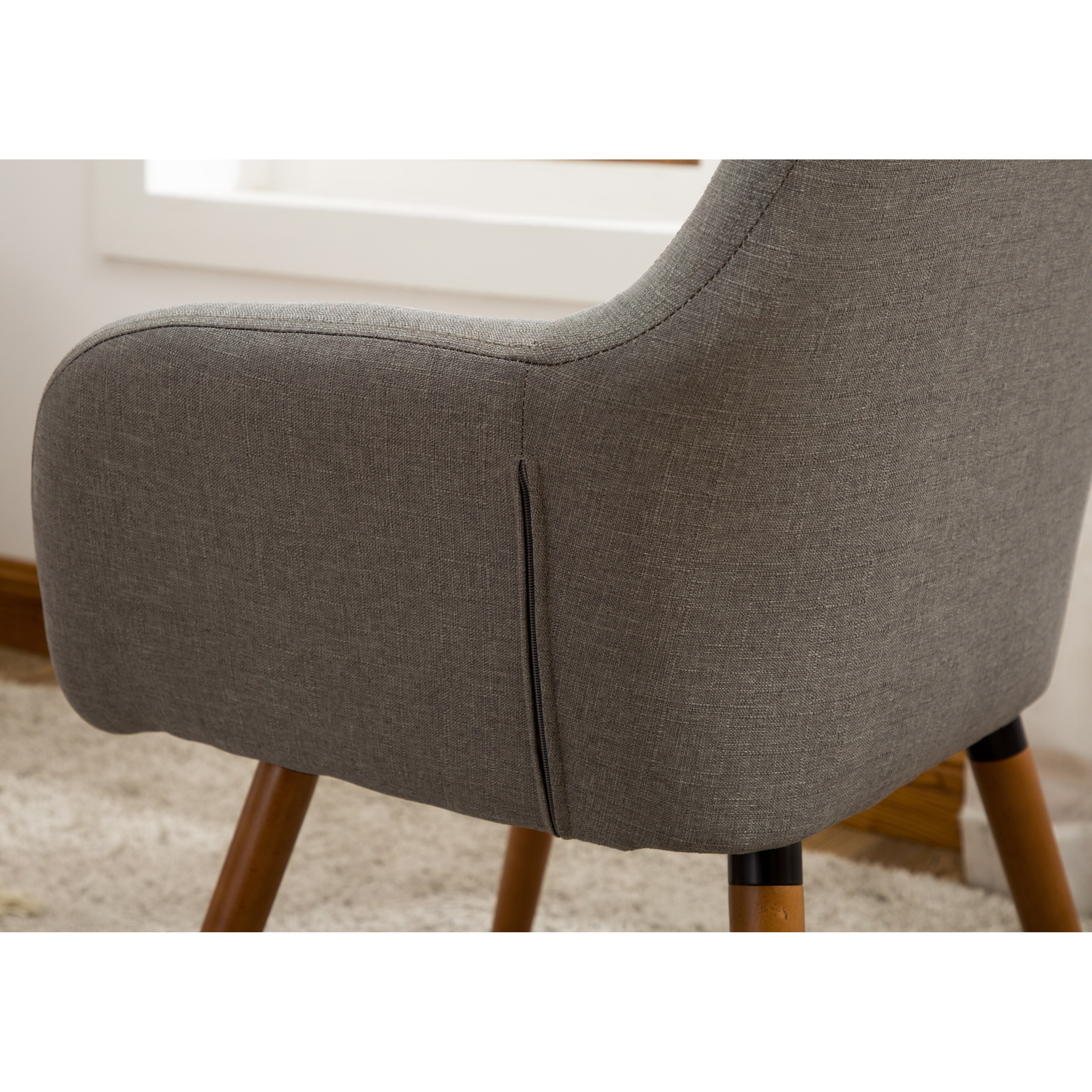 Carson carrington fellingsbro sale pleated fabric accent chair