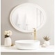 preview thumbnail 6 of 31, Kate and Laurel Mansell Oval Framed Wall Mirror