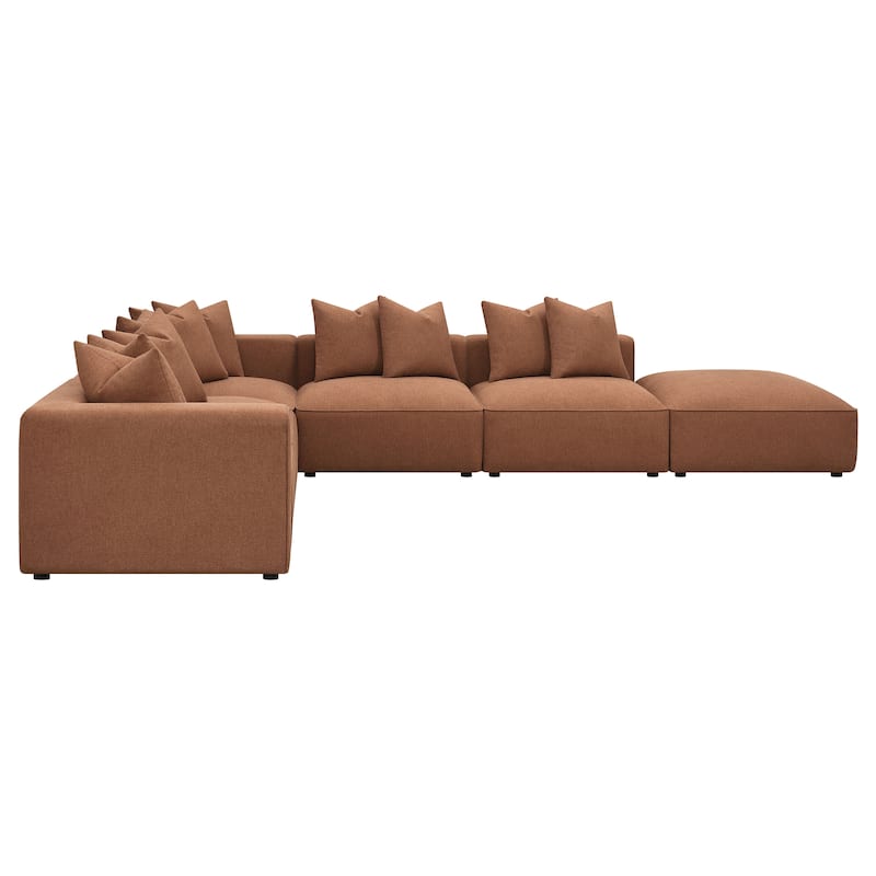 Jennifer 6-piece Upholstered Modular Sectional