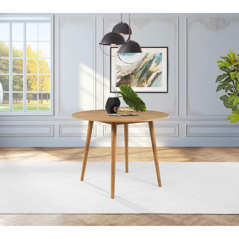 Andrews 48-inch Round Counter Height Dining Table Light Ash - 48" x 48" x 36.25"