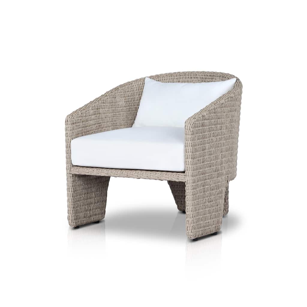 Marissa Outdoor Chair-Vintage White - 28.0W x 28.0 x 29.0H