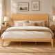 preview thumbnail 2 of 52, Eco-Chic Bamboo Platform Bed with Storage Space by Harper&Bright Designs