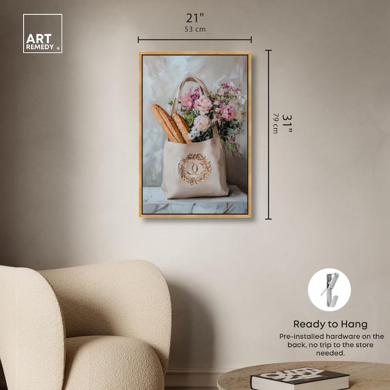 Chic Carryall I Canvas by Art Remedy