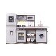 preview thumbnail 2 of 7, Corner Toy Kitchen Set with Light with Sounds Interactive - 48"L x 11.5"W x 33"H