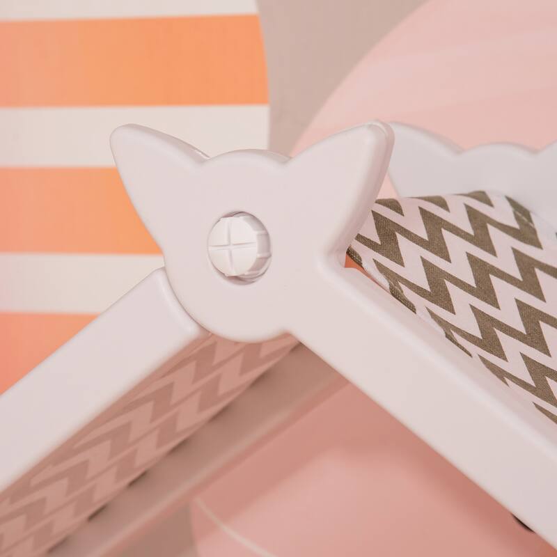 Qaba Toy, Clothing, and School Supplies Kids Storage Organizer Cabinet for Kids Bedroom Storage and More, Shelves with Bins