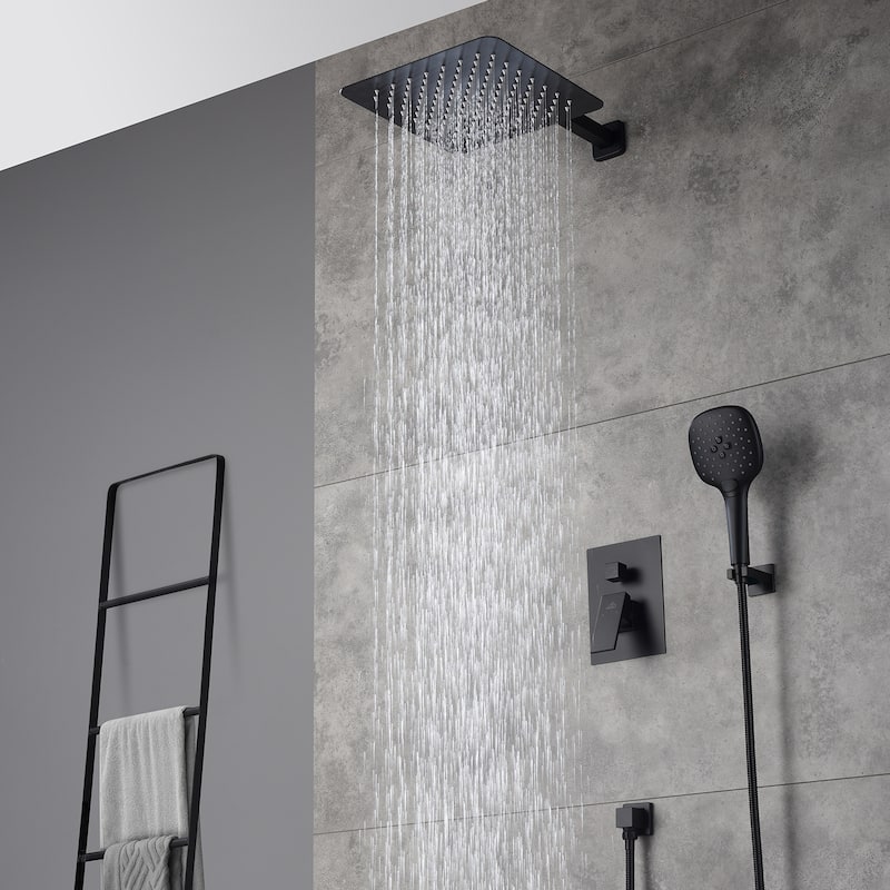 2 Function 10-inch Wall Mounted Dual Shower Heads Shower System
