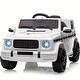 preview thumbnail 1 of 3, 12V electric scooter, wheel suspension, safety lock, soft start, LED light, music, battery powered, white White