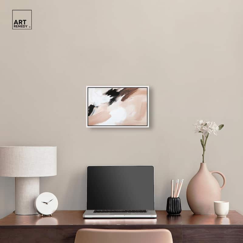 Swirls of Cream II Canvas by Art Remedy