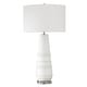 preview thumbnail 4 of 5, Uttermost Santino Crackled Ivory Table Lamp - 31" H X 17" W X 17" D