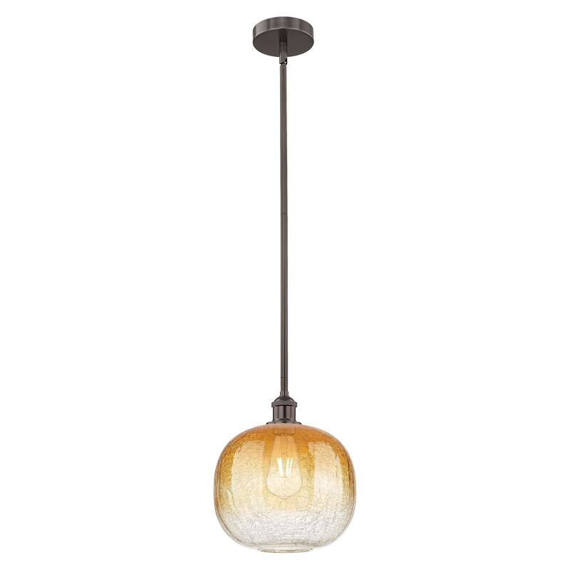 Innovations Lighting Endless Possibilities Edison - Brookhaven Sphere - 1 Light 11" Stem Hung Mini Pendant - Oil Rubbed Bronze/Amber