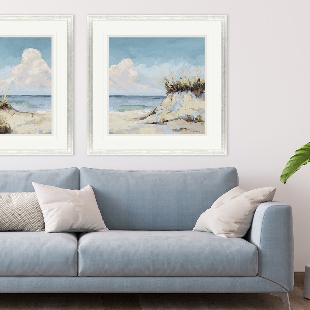 Paragon Cloudy Beach II Framed Art