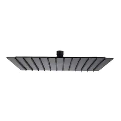 10 Or 12 Inch Rain Shower Head Square Rainfall High Pressure Adjustable Ultra Thin Bathroom Showerhead Stainless Steel