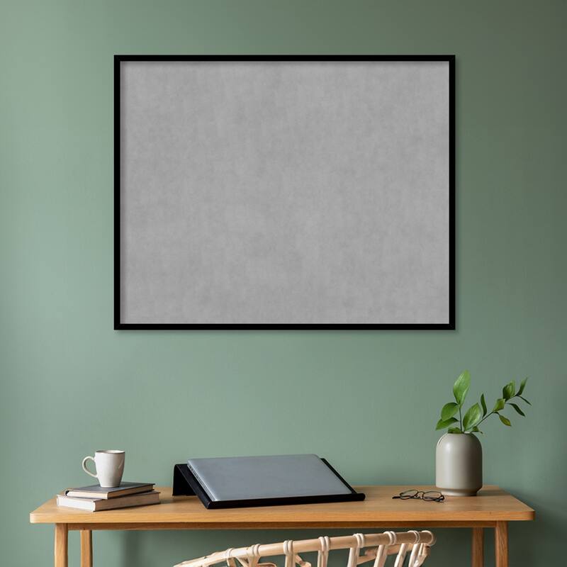 Amanti Art Black Gallery Deep Framed Magnetic Board