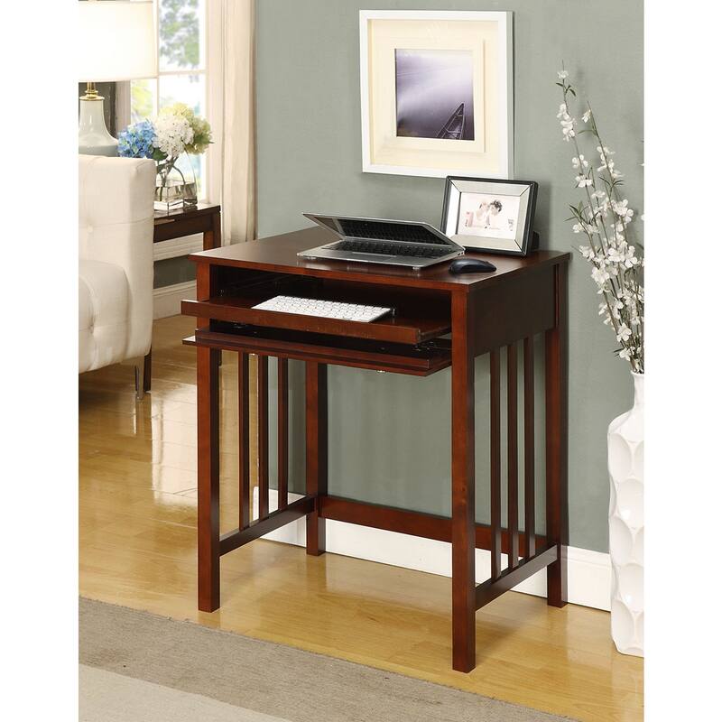 Gothic Desk - Birch Wood Writing Table - Home Office Workstation - Elegant Design