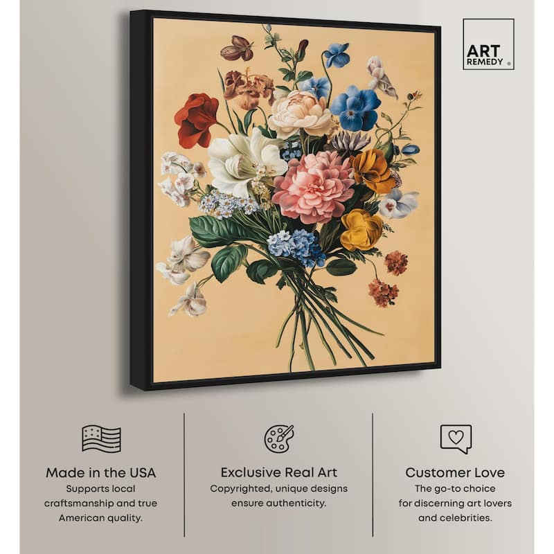 Floral Fiesta Canvas by Art Remedy