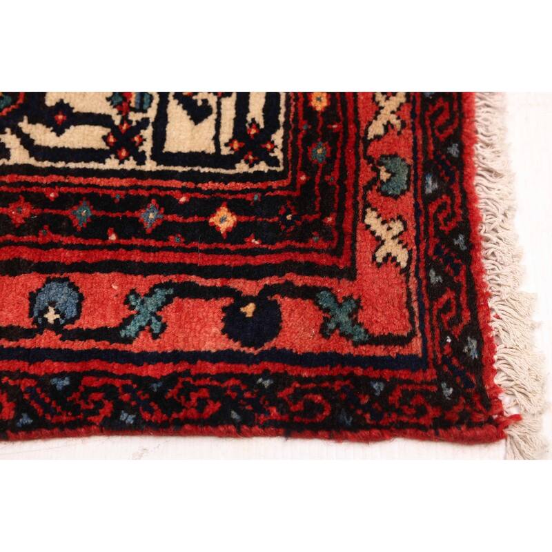 ECARPETGALLERY Hand-knotted Andelz Red Wool Rug - 5'1 x 9'4
