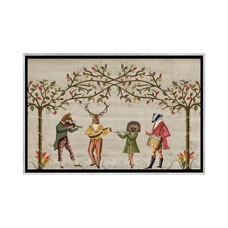 Stampa Su Tela Arrotolata Cervo Minstrel Fab Funky – Quadro Steampunk Verticale, 12x10 Pollici, Arte Capricciosa, Produzione Italiana - 2