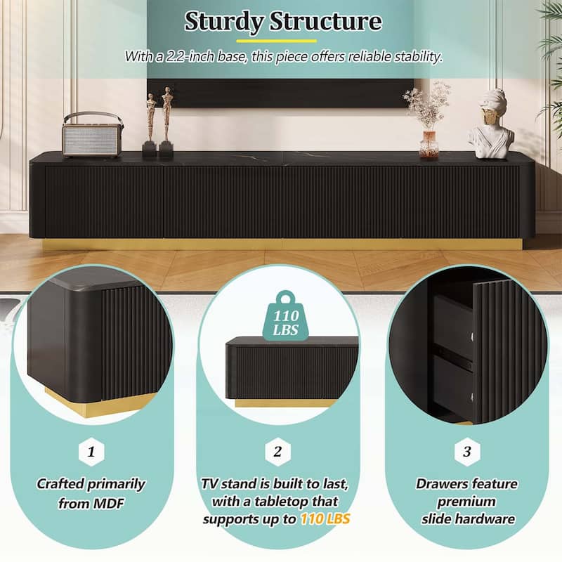 TV Stand with Sleek Design