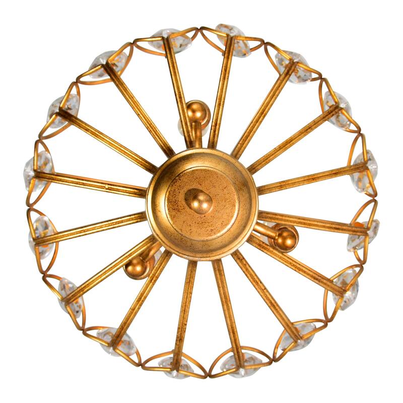 Altair 3 Light Chandelier With Antique Bronze Finish - Antique Bronze