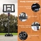 preview thumbnail 10 of 8, Costway 44'' Portable Adjustable Basketball Goal Hoop Stand System - 35.5'' x 23'' x 6'' (L x W x H)