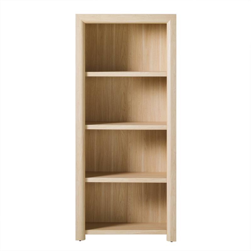Walker Edison Modern Wood Open Bookshelf