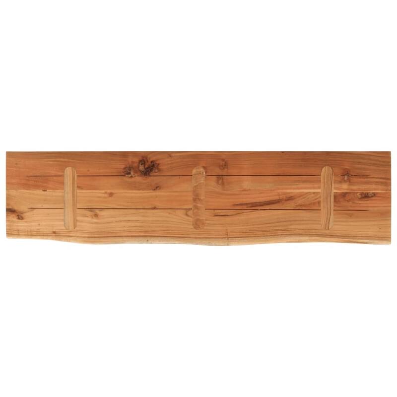 vidaXL Wall Shelf Natural Solid Acacia Wood Durable