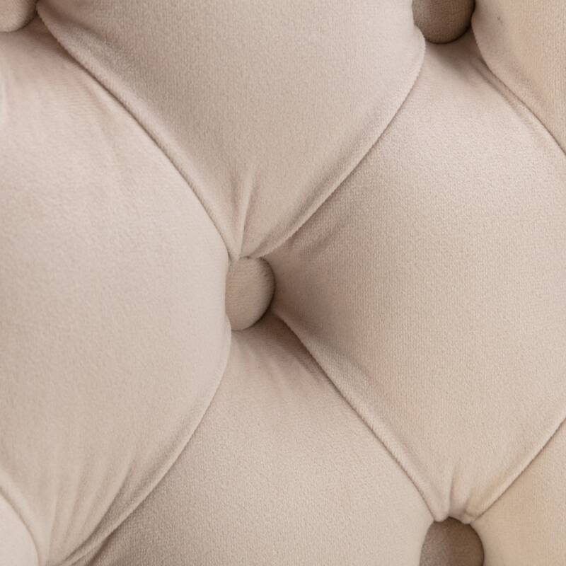 GDF Studio - Modern Upholstered Swivel Velvet Bar Stools with Adjustable Seat Height and Tufted Back (Set of 2)